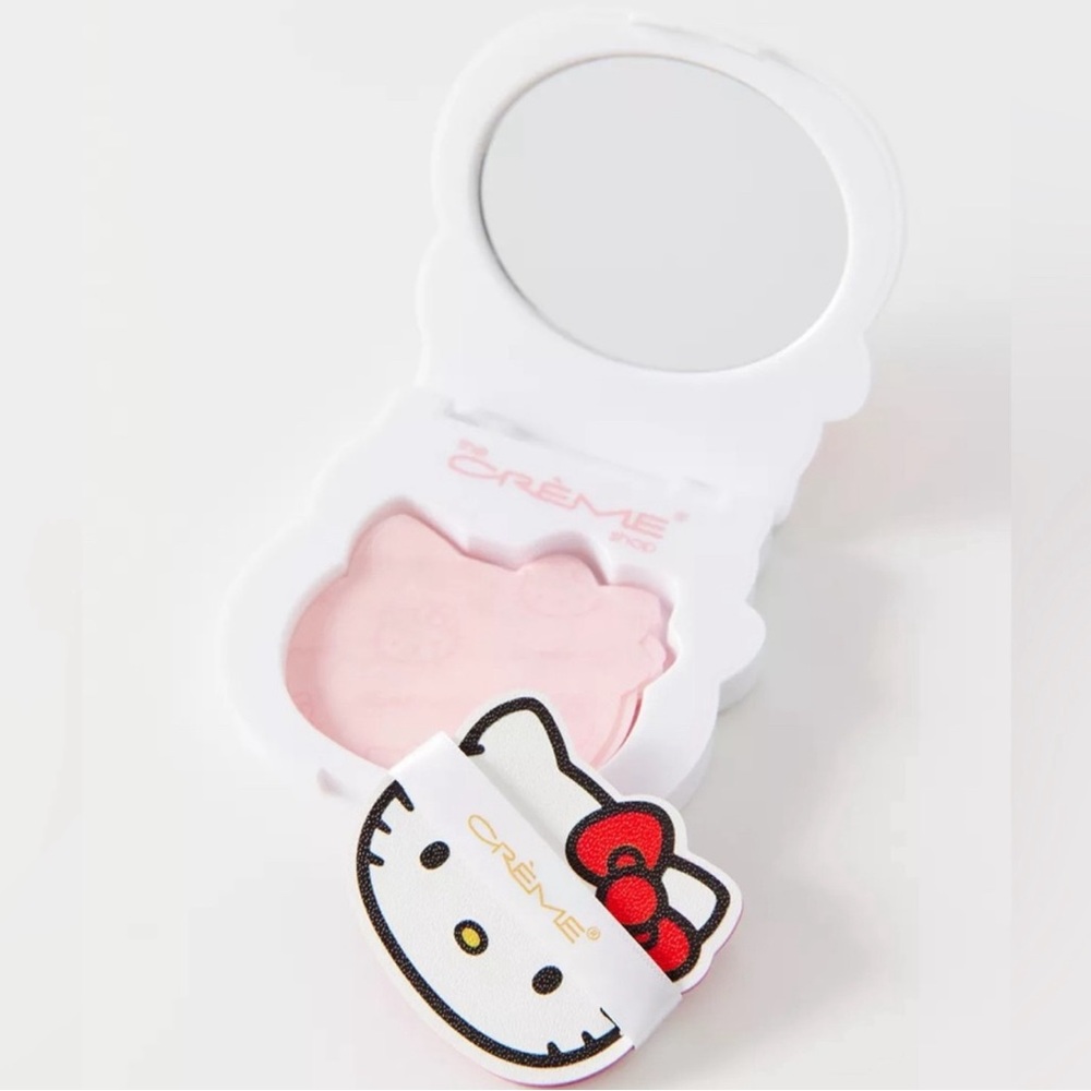 Hello Kitty Mattifying Blotting Paper Reusable Mirror Compact Limited Edition